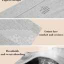 High Waisted Underwear for Womens Cotton Tagless Soft Ladies Panties Full Coverage Slight Tummy Control Briefs 5 Pack, Size Medium