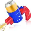 Party Games, Thrilling Twist & Pass Party Fun with Surprise Spray, Randomized Wheel Adult Family Game for Golf Course, Beach, Bachelor Party, BBQ or White Elephant (Blue, 1 Pack)