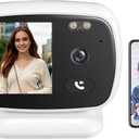 Video Calling Security Camera, Kids' Instant Video Call One-Tap FaceTime with Parents, 2-Way Audio & Clear Vision. Motion Detection Night Vision. Baby Monitor Pet Camera Nanny Camera for Home Security