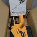 20'' Hedge Trimmer Cordless with 2pcs 4000mAh Battery, Electric Handheld Bush Clipper with Rechargeable Batteries, 3000RPM 180 Rotatable Head, 2/3'' Blade Gap, Yellow