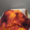  5x3ft Fabric Fire Flames Backdrop Raging Dancing Fire Flame Photo Backdrop Wallpaper Fire Fighter Themed Birthday Party Bonfire Party Supplies Fire Halloween Decorations Portrait Photo Props