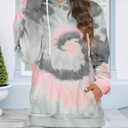 Women's Hoodies Long Sleeve Sweatshirts Drawstring Pullover Tops with Pocket Casual Loose Blouses Tunic (M)