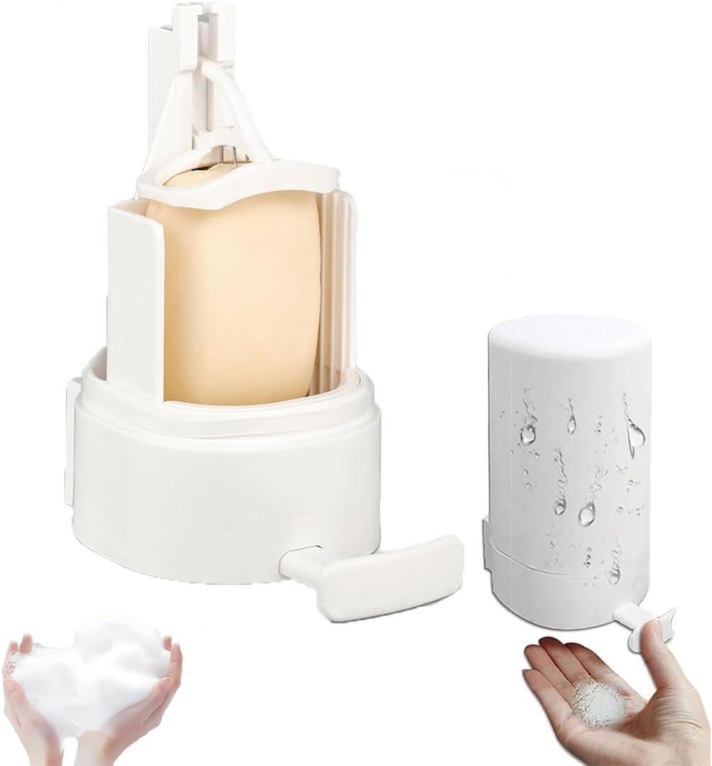 Soap Grinder for Bar Soap Wall-Mounted - for bar soap, Creative Wall-Mounted Soap Grinding Box, No Drilling Waterproof Soap Container Grinder for Travel Kitchen Bathroom