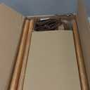 LEPOWER Wood Tripod Floor Lamp, Mid Century Standing Lamp for Living Room, Flaxen Lamp Shade, Modern Design Standing Lamp with E26 Lamp Base, Tall Floor Lamp for Bedroom, Study Room and Office