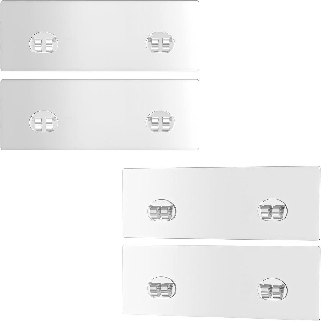 Orimade Adhesive Sticker 8 Pack for Shower Caddy, Bathroom Organize Shelf, Transparent 2.757.9 Inches(720CM)