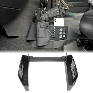 MAIKER Upgrade JK Metal Gear Shift Storage Box Center Console Hanging Box Auto Transmission Gear Tray Compatible with 2011-2018 Jeep Wrangler JK JKU, US Flag