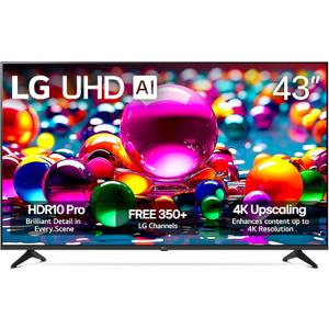 LG 43UA7700P 43 inch Class UA77 Series LED AI 4K Smart webOS TV (2025)