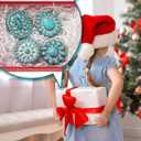 Zonon 4 Pieces Turquoise Western Phone Grip Charm Teardrop Flower for Holder Ring Expandable Collapsible Phone Stand for Smartphones and Tablets(Classic Style)