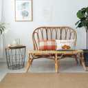 7COLORROOM Set of 2 Orange and White Buffalo Check Plaid Throw Pillow Covers Farmhouse Decor Happy Fall Harvest Pumpkin Rectangular/Waist Cushion Cover Thanksgiving Autumn Home Pillowcases 12" x 20"