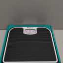 Adamson A21 Analog Scales for Body Weight - Up to 300 LB - New - Anti-Skid Rubber Surface + Large Numbers - Analog Bathroom Scale - Affordable - Durable with 20-Year Assurance - Black