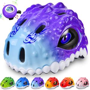 DOJASOHILMI Toddler/Kids Bike Helmet for Boys Girls Adjustable Kids Helmet 3D Lightweight Ventilation and Multi-Sports Scooter Cycling Roller Balance Bike