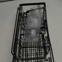 EUDELE Adhesive Shower Caddy, 5 Pack Rustproof Stainless Steel Bath Organizers With Large Capacity, No Drilling Shelves for Bathroom Storage & Home Decor (XL, Black)