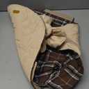 Kuoser Warm Dog Coat, Waterproof Dog Jacket for Extra Large Dogs, Adjustable Durable XL Doggie Winter Coat Reversible Cozy Puppy Cold Weather Apparel from Small to Large Breed, Brown XL