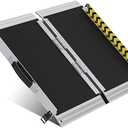 WHALEMOTOR Portable Wheelchair Ramp 2FT, Anti-Slip Aluminum Folding Portable Ramp, Wheelchair Ramps for Home, Weight Capacity Up to 600 LBS, with Transition Plates Above and Below