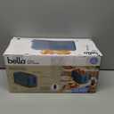 bella 4 Slice Slim Toaster, Fits-anywhere Kitchenware, 6 Setting Shade Control with Reheat & Cancel Buttons, Fits Sourdough, 10 Long Slot, Anti Jam & Auto Shutoff, 900 Watt, Surf