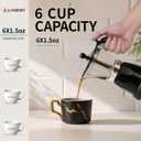 Cuban Coffee Maker, 6 or 3cup Electric Espresso Coffee Maker