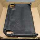 Foldable Elevated Dog Cot, No Assembly Need, Waterproof Folding Raised Dog Bed, Outdoor Dogs Cot Cooling Pet Hammock Bed with Breathable Mesh for Small Medium Size Dogs, Chew-Proof, Black (36"L x 7"W x 23"H)