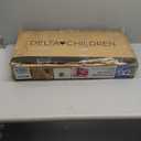 Delta Children Deluxe Multi-Bin Toy Organizer with Storage Bins, White/Pink Bins