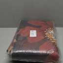 jinchan Lora Black Round Rug 5ft Vintage Floral Area Rugs for Entryway Washable Rug Soft Non-Slip Indoor Boho Flower Print Circle 5' Round Accent Carpet for Bedroom Living Room Dining Room Home Office