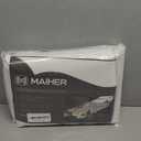 80 Inch Length White Sheer Pinch Pleat Curtains Light Filtering Voile for Patio Door Elegant Soft Touch Lightweight Pleated Drapes with Adjustable Hooks for Traverse Rod, White, 42"W x 80"L, 2 Panels