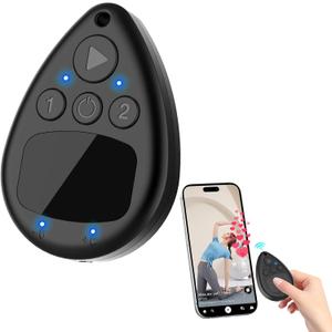 OUTXE Wireless Auto Clicker for iPhone, Bluetooth Phone Screen Tapper with Battery for Hands Free, Silent & Adjustable Speed Finger Clicker for Tiktok Live Broadcasts Likes, Gaming, Reward Task