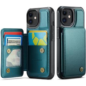 Vinich for iPhone 11 Wallet Case with Card Holder, RFID Blocking Credit Slots Kickstand Shockproof Phone Cover Fit for iPhone 11 6.1" Bluish Green