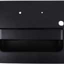 Matte Smooth Black Tailgate Handle Rear Bed Outer Door Handle Open Lock Close Latch Compatible with Nissan Frontier 2005-2014