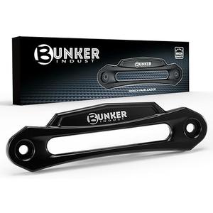 BUNKER INDUST Winch Hawse Fairlead 10" Inch Aluminum Fairlead for 9,000-14,500lbs Winch with Synthetic Rope Winch Accessories (10" Bolt Pattern)