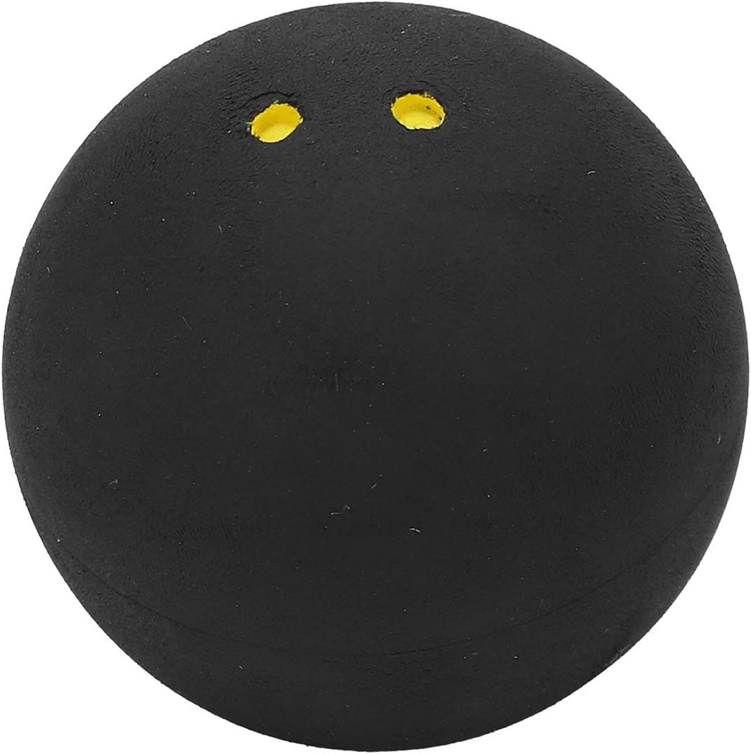 Double Yellow Dot Squash Ball, High Reliability Practical to Use Excellent Performance Rubber Squash Balls for Friends for Practice