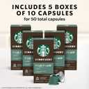Starbucks by Nespresso Original Line, Pike Place, Medium Roast Coffee, 50-count Espresso Pods (EXP 03/16/27)