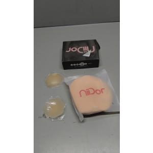 Niidor Adhesive Bra Invisible Strapless Backless Silicone with Nipple Covers Cup B Pink