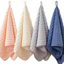4PCS Microfiber Hand Towels for Bathroom Christmas Decorations Quick Dry Small Towel Set Bathroom Kitchen 14 x29.6inch
