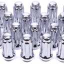 Gorilla Automotive 26105HT Small Diameter Duplex Acorn Chrome 8 Lug Kit (14mm x 2.00 Thread Size) - Pack of 32