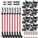 UF262 Ignition Coils Pack & Double Iridium Spark Plugs & 10.2MM Spark Plug Wires for Chevy Avalanche Express Tahoe Silverado Suburban 1500 2500 3500/GMC Savana Sierra Yukon/Hummer H2 OEM# D585