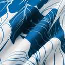 Hardaddy Men's Hawaiian Shirt Short Sleeve Tropical Button Down Shirts Floral Leaf Summer Beach Tops Holiday Wear (XXL)