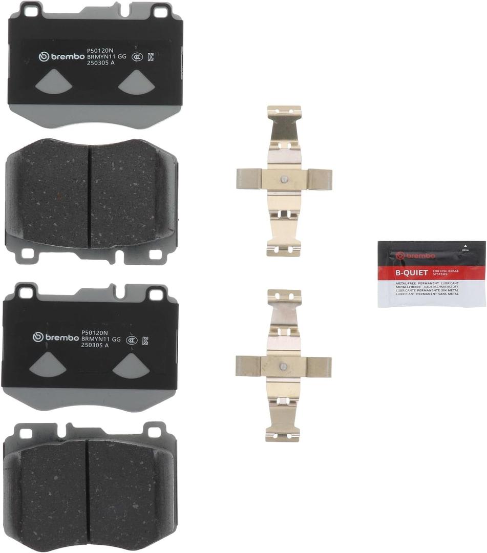 Brembo P50120N Premium Ceramic Front Disc Brake Pad Set MERCEDES-BENZ OE# A0004206700