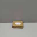 1" M6x15 Stem Casters Bolt Threaded Wheels,TPR Mute Rubber Swivel Single Caster Screws in Wheel Small with 2 Brake Locks-Orange