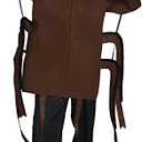 Adult Cockroach Costume Men Scary Cockroach Tunic For Halloween Costumes Adult (Brown, One Size)