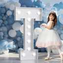 Marquee Letters 4 Feet Tall Large Light Up Letters Decorations Wedding Engagement Proposal White Party Decorations Marry Me Sign Big Cardboard Backdrop T