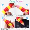 Outus 10 Pieces Railroad Chalk Holder Plastic Adjustable Chalk Clip for Teachers Office
