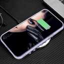 2 x Bonitec Compatible with iPhone 14 Pro Max Case 3D Clear Luxury Moon Star Universe Silicone Bedazzled Sparkly Transparent Glitter Anti-Scratch Non-Slip Protective Fashion for Women and Girls (Gold)