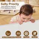 Upgrade 120 inch Retractable Baby Gates Extra Wide with Reinforced Strip Design to Prevent Crawling Through, 10 Foot Retractable Dog Gate, 42" Tall, Retractable Gate for Indoor/Outdoor (42" Tall x 120" Wide, White)