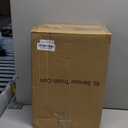 2-Pack Automatic Bathroom Trash Can with Lid, Slim Motion Sensor Garbage Can, Waterproof Touchless Trash Bin, Smart Trashcan for Bedroom, Living Room, Narrow Space, 2.3 Gallon, White+Gold Trim