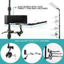 iPresent PRO Portable Presidential Teleprompter for iPad Tablet & Monitor with Remote Control, Hardcase & APP, Live Events Public Speaking & Conference, Speech Prompter Stage Autocue