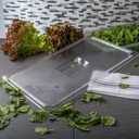 Carlisle FoodService Products StorPlus Handled Lid for Food Pan, Cover for Food Storage Containers, 20.75" x 12.88", 6 Count, Clear