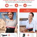 Red Light Therapy for Body, Infrared Light Therapy for Belt Shoulder Waist, Upgraded 3 in 1 LED Beads, 660nm Red Light & 850nm Near Infrared Light Therapy Belt Wrap Timer Remote Control
