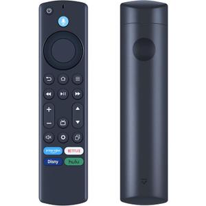 New TV Voice Remote with Mic Compatible for AMZ TV Omni Series, TV QLED Series, TV 4-Series Smart TV and TV Cube (3rd Gen)