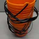 Triumpeek Halloween Pumpkin Trick Treat Buckets, 12 pcs Halloween Jack O Lantern Pails, Trick or Treat Bucket, Portable Plastic Candy Pumpkin Pails