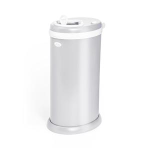 Ubbi Stainless Steel Diaper Pail, No Special Bags, Odor-Locking, Gray