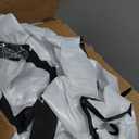 6 Pack Extra Heavy Duty Large Moving Bags with Strong Zipper & Comfortable Handles, Sturdy & Durable Clothes Storage Bags Totes Bins, Packing Moving Boxes for College Supplies, White